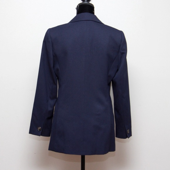 Orvis Women's Navy Blazer Jacket Size‎ 6 Classic Tailored Coat Navy Blue - Picture 5 of 16